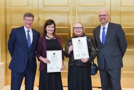 04 20 2017-Pro Bono Awards Diane A -Van Voorhees Peggy Walker