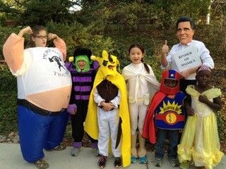 The Harris Law Firm celebrating Halloween with their family
