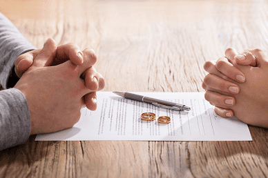 legal separation agreement between two people